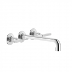Gessi Inciso - 45089 + 58092 壁挂式面盆龙头 | Edilceram Design