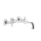 Gessi Inciso + 45089 + 58192 壁挂式洗脸盆龙头 | Edilceram Design