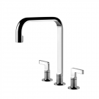 三孔旋转水槽水龙头Gessi Inciso 58701 | Edilceram Design