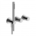 带分流器的双向淋浴混合器Gessi Habito Trame 70338 | Edilceram Design