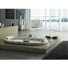 Jacuzzi Opalia Corian 9F43592A 嵌入式地板漩涡浴缸 | Edilceramdesign