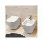 Ceramica Cielo Fluid FLVA+FLBI 落地式马桶和坐浴盆 | Edilceramdesign