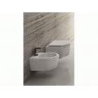 Ceramica Cielo Smile 迷你 SMVSR+SMBSR 壁挂式马桶和坐浴盆 | Edilceramdesign