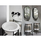 Ceramica Cielo I Catini CALAT 浴室柜，带圆形水槽 | Edilceramdesign