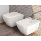 Ceramica Cielo Shui Comfort SHCOVS+SHCOBS 壁挂式马桶和坐浴盆 | Edilceramdesign