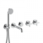 浴缸甲板套装 + 内置部件Fantini Icona Classic R019B+R019A | Edilceramdesign