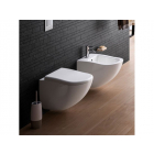 Ceramica Cielo Fluid FLVS+FLBS 壁挂式马桶和坐浴盆 | Edilceramdesign