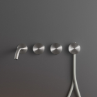 Cea Design Giotto Plus GIO84 壁挂式浴缸/淋浴混合水龙头，带手持花洒和出水嘴 | Edilceram Design