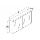 Boffi SQUARE OSAC02 墙镜容器 | Edilceramdesign