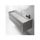Falper 7.0 # V1A 1 抽屉柜和 60 厘米壁挂式洗脸盆 | Edilceramdesign