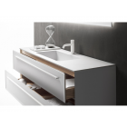 Falper 7.0 # V4A 橱柜，带 2 个抽屉和壁挂式洗脸盆 80 厘米 | Edilceramdesign