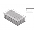Boffi SWIM C QAWGAF01 独立式浴缸，带开放式隔间 | Edilceramdesign
