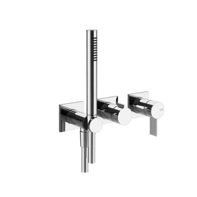 Gessi Inverso Diamantato 73636 2 路壁挂式淋浴龙头 | Edilceram Design