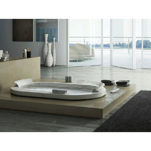 Jacuzzi Opalia Stone 9F43586A 嵌入式地板漩涡浴缸 | Edilceram Design