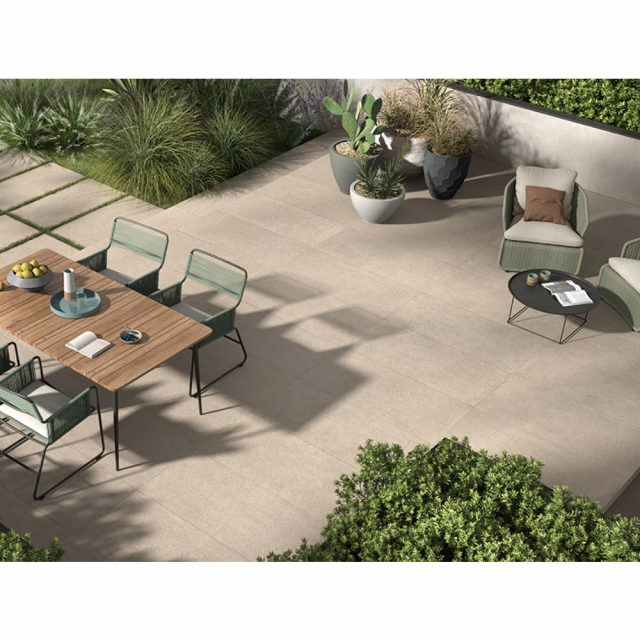 瓷砖 100x100 Castelvetro Konkrete_Outfit BEIGE XKO10R2 | Edilceram Design