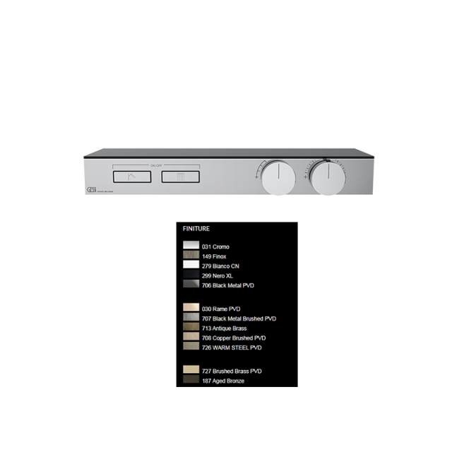 Gessi Hi-Fi Shelf 63021 + 63022 恒温壁挂式淋浴器 | Edilceram Design