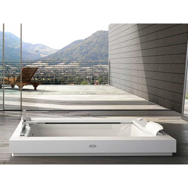 Jacuzzi Aura Plus Stone 9F435 嵌入式地板漩涡浴缸 | Edilceram Design