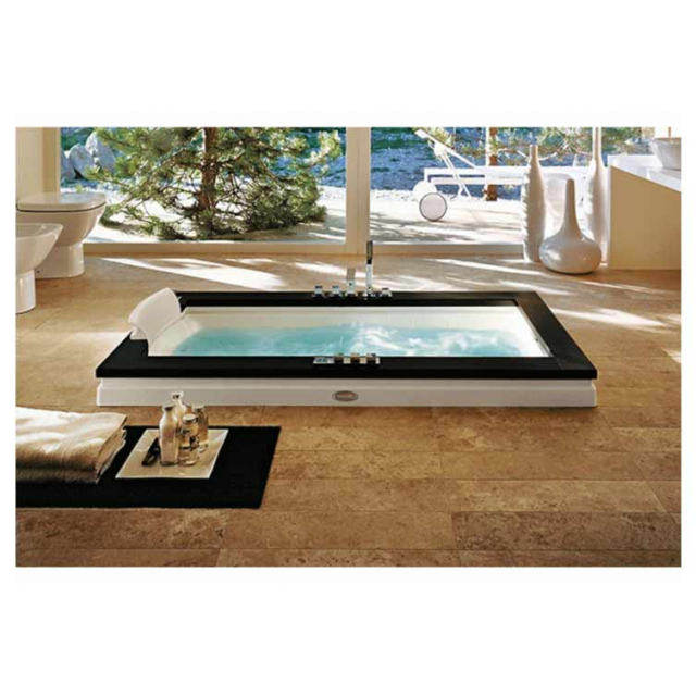 Jacuzzi Aura Uno Stone 9F43808 * 嵌入式大理石漩涡浴缸 | Edilceram Design