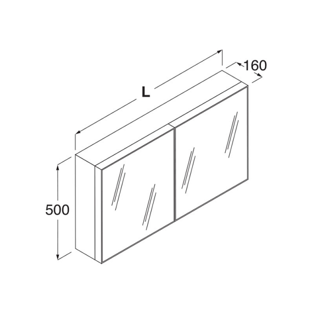 Boffi SQUARE OSAC02 墙镜容器 | Edilceram Design