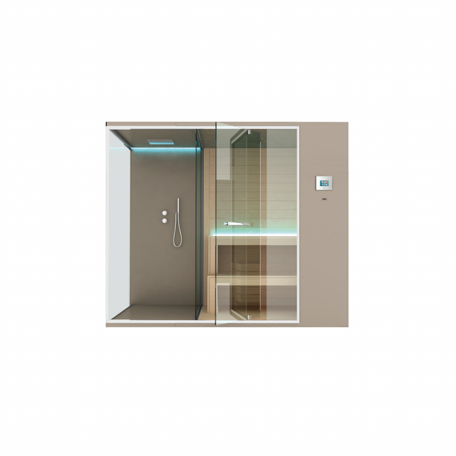 桑拿+淋浴空间Hafro Ethos SET50064 | Edilceramdesign