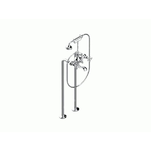 THG Paris 1900 G25-14S 落地式浴缸/淋浴龙头带手持花洒 | Edilceramdesign