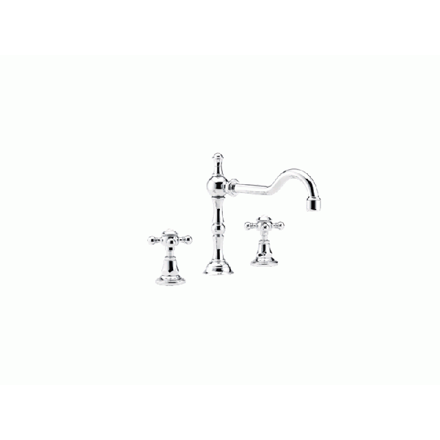 THG Paris 1900 G25-2151 用于坐浴盆的 3 孔台面混合器 | Edilceram Design